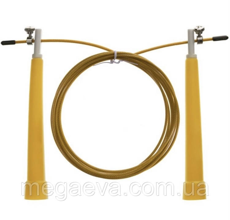 Скакалка швидкісна кросфіт зі сталевим тросом