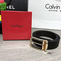 Пояс Ferragamo Belt Reversible And Adjustable Gold/Black