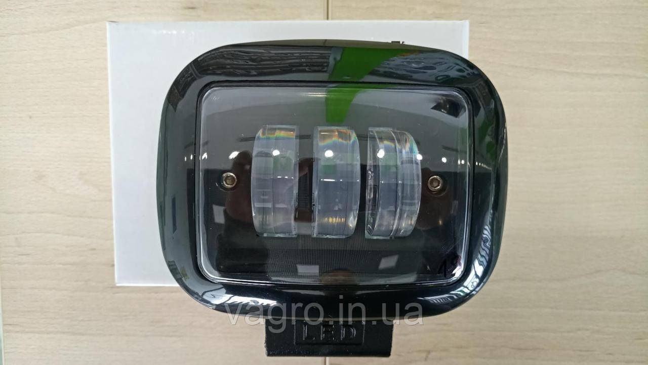 Фара балка світлодіодна LED Work Light 30W Square, Black Color, Flood Beam ETK-WL-30W-SQ-BLK (CREE)
