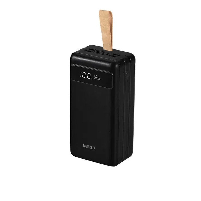 Потужний переносний Power Bank 60000 mAh KP-46 Повербанк портативний Реальна місткість