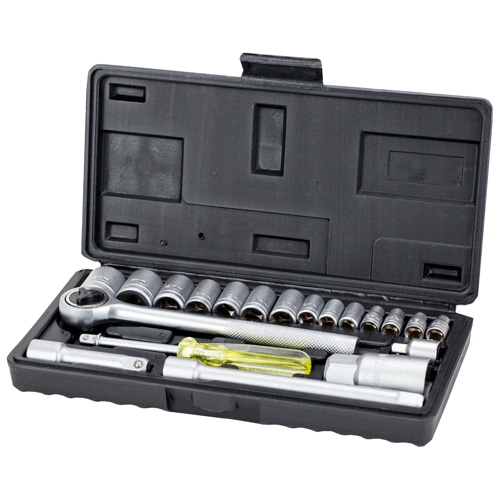 Набір інструментів 1/2", 3/8",20 од., кейс (Grad 6003055)
