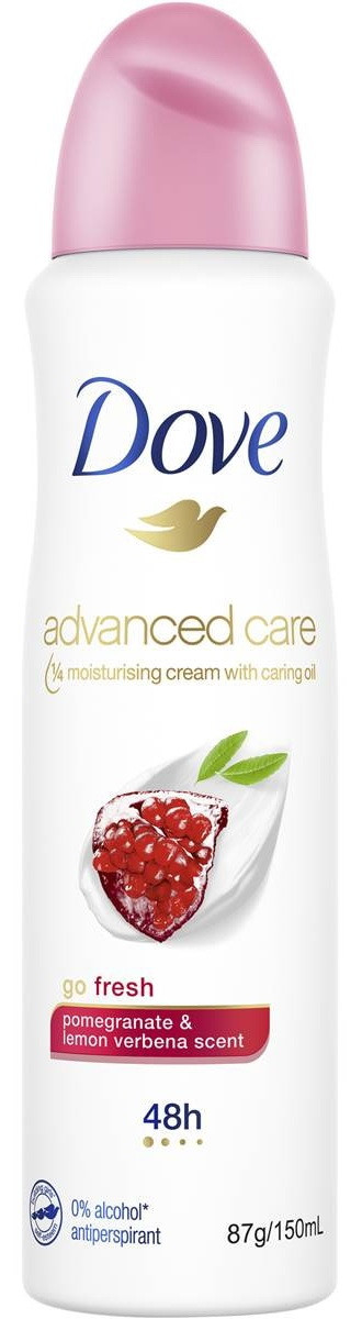 Дезодорант Dove спрей Go Fresh Гранат 150 мл антиперспірант, фото 1