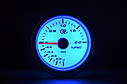 Прилад вказівник тиску турбіни стрілочний Ket Gauge 7707-1 LED діодний Ø52мм датчик автомобільний, фото 3