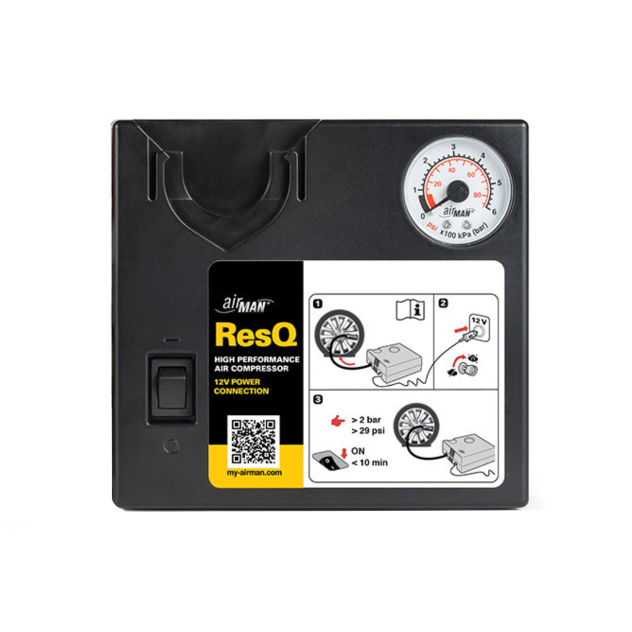 Active Tools AirMan ResQ 2.0 автомобільний компресор насос для шин, фото 1