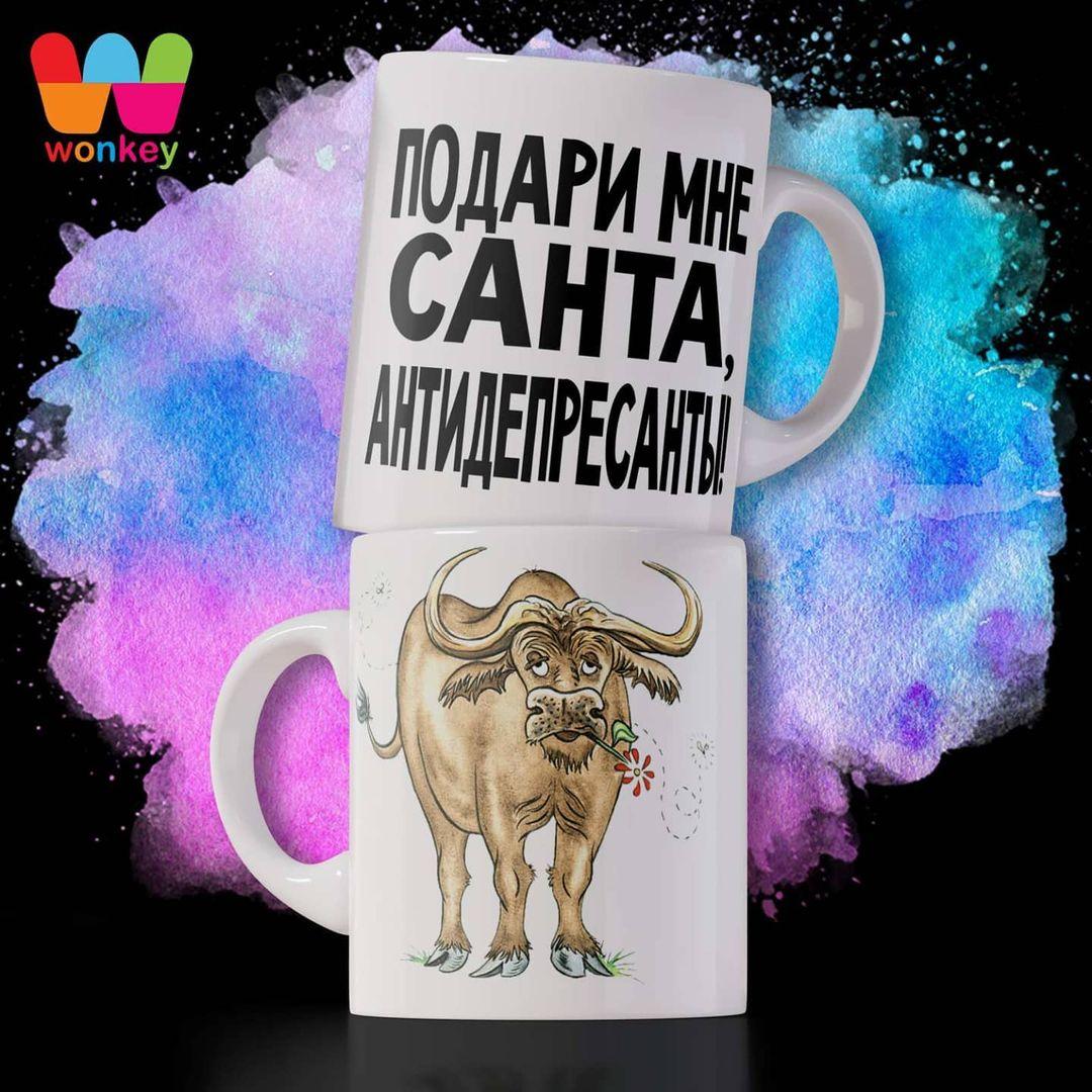 Кружка / Чашка: "Предновогодняя суета", фото 1