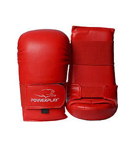 Рукавиці для карате Power Play 3027, Red - L