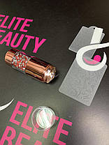 Набір 3 в 1 зі штампом, скребком та пластиною помаранчевий, фото 4