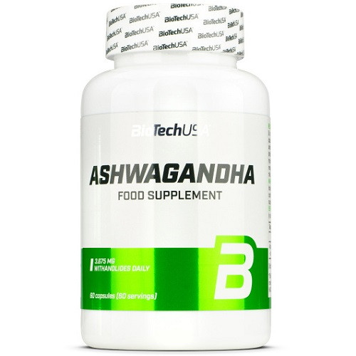 Вітаміни Biotech USA	Ashwagandha	(60 капсул.), фото 1