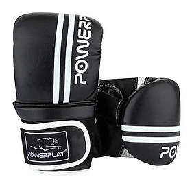 Рукавиці боксерські Power Play 3025, Black/White - S