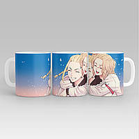 Білий кухоль (чашка) з принтом "токійські месники - tokyo revengers" 1 Push IT