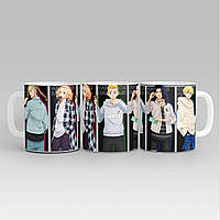 Білий кухоль (чашка) з принтом "токійські месники - tokyo revengers" Push IT