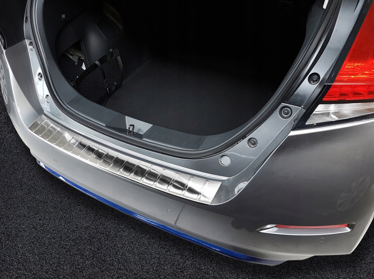 Защитная накладка на задний бампер для Nissan Leaf II (ZE1) 2017+ /нерж.сталь/, фото 4