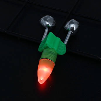 Сигналізатор клювання бубончик зі світлодіодним індикатором (прищіпка)