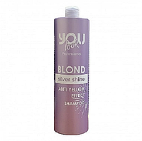 Шампунь BLOND SILVER Shine Anti-Yellow для сохранения цвета и нейтр.желтизны 1000мл