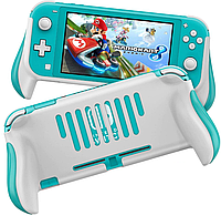 Чехол Grip Case Vivefox для Nintendo Switch Lite / Есть стекла / Зеленый (BOX)