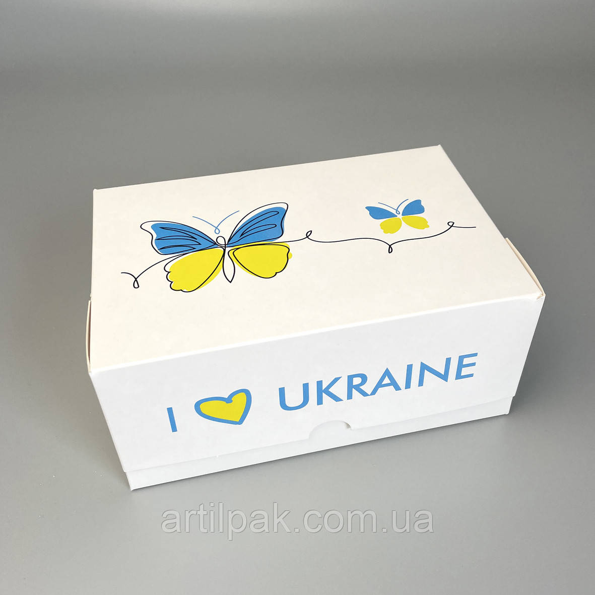 Коробка для десертів і капкейків Україна/ Ланч бокс Україна 180*120*80