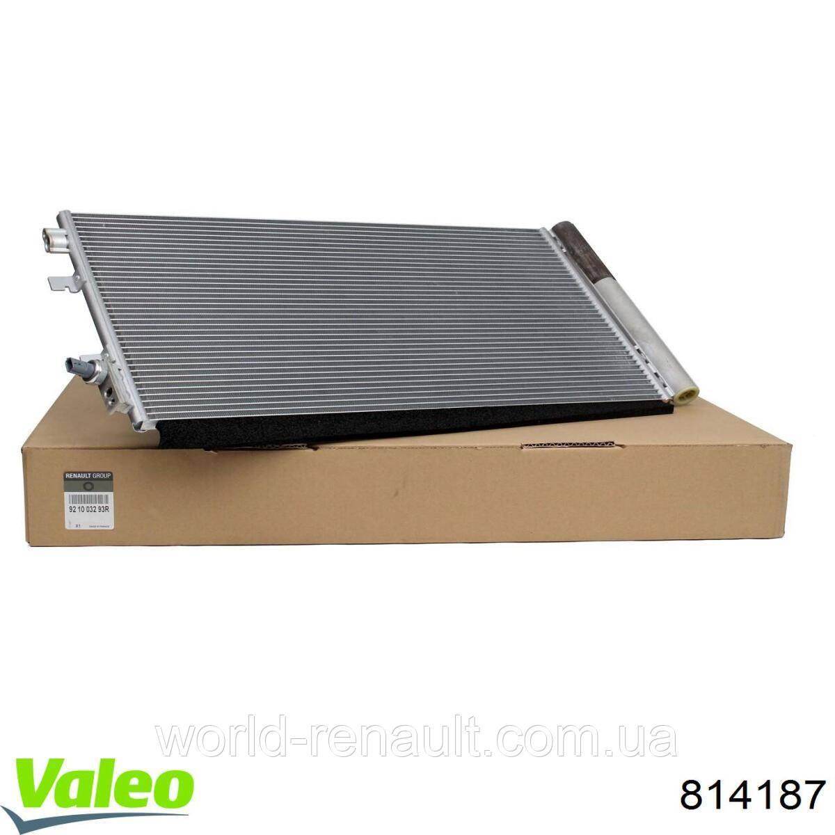 VALEO 814187 - Радиатор кондиционера на Рено Меган III 1.5dci, 1.6i 16V, 1.6dci