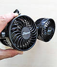 Подвійний вентилятор в салон автомобіля Elegant maxi 101546, 24В, 7,5W, фото 6