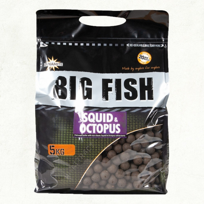 Бойлы Dynamite Baits Bojli Squid & Octopus Fishmeal 20mm 5kg - фото 1 - id-p1645886886