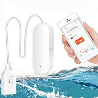 Датчик утечки воды, уровня воды Tuya Smart Leakage Sensor с оповещением на мобильный телефон