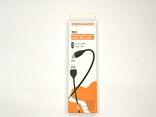 Кабель для зарядки Tornado TX1 Micro-USB 2.4А 1 метр