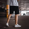 Чоловічі спортивні літні шорти Adidas, чорні шорти Адідас, фото 2