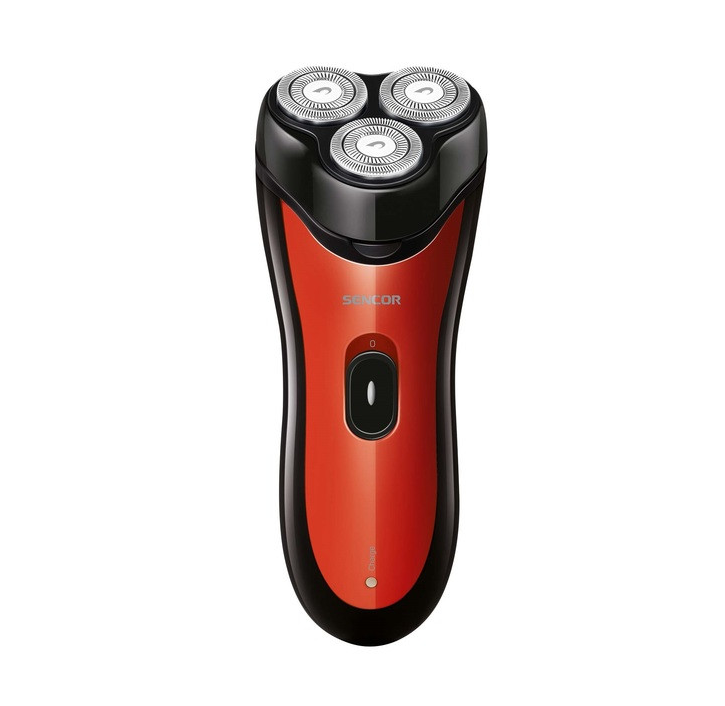 Електробритва Sencor SMS 4013RD червона бездротова роторна, фото 1
