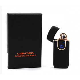 Спіральна сенсорна електрична USB запальничка Lighter ZGP 20 Чорний