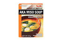 Суп Мисо быстрого приготовления Aka Miso Soup S&B 30 г (3шт)