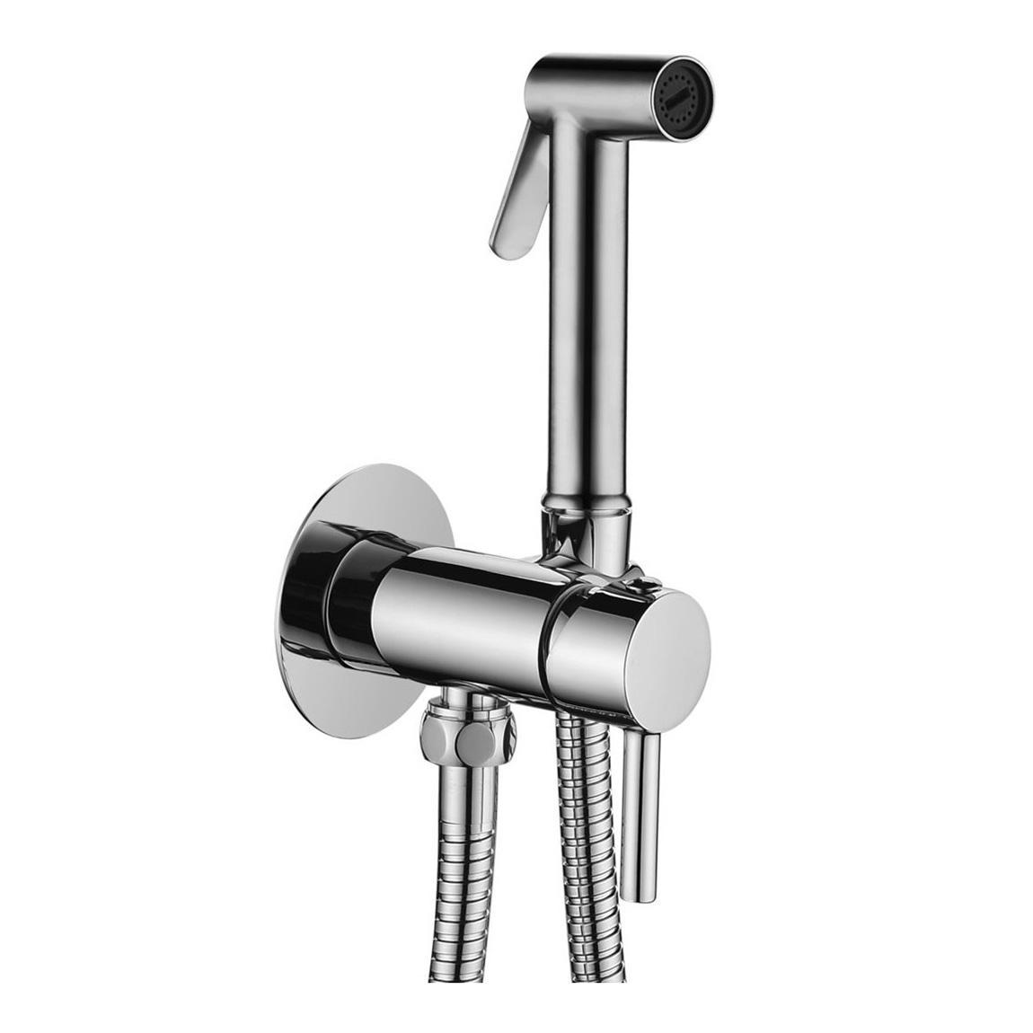 Змішувач для гігієнічного душу PAFFONI Tweet Round Mix прихованого монтажу хром латунь ZDUP110CR, фото 1