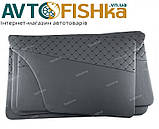 Карта дверей 2101-2107 "ексклюзив" чорний, чорна нитка, фото 2