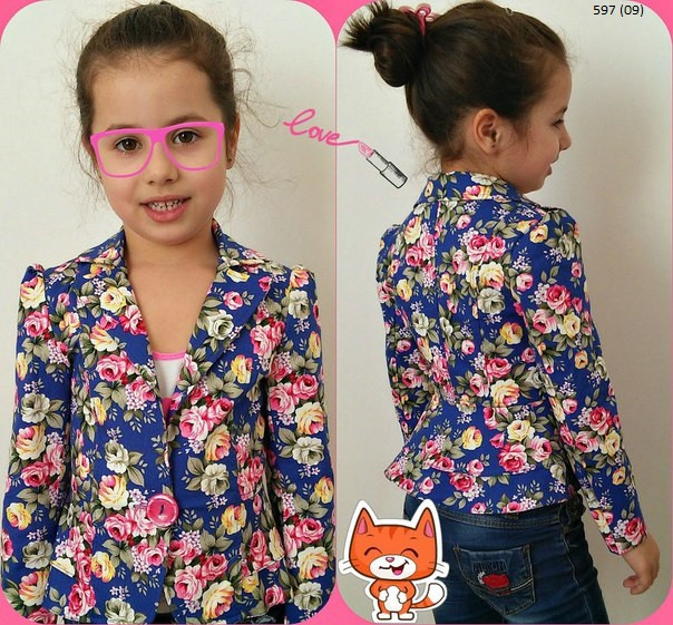 Детский пиджак на девочку - фото 3 - id-p268065874
