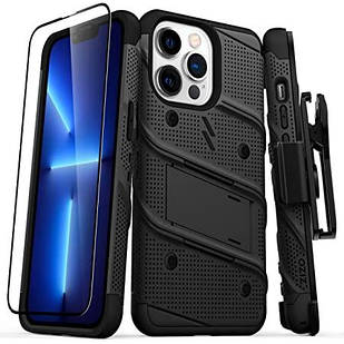 Захисний чохол Zizo Bolt Series Black з кліпсою для iPhone 13 Pro Max
