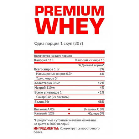 Сироватковий протеїн Nosorog Premium Whey 1 kg, фото 2