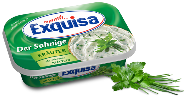Крем-сир Exquisa із травами, 200 г