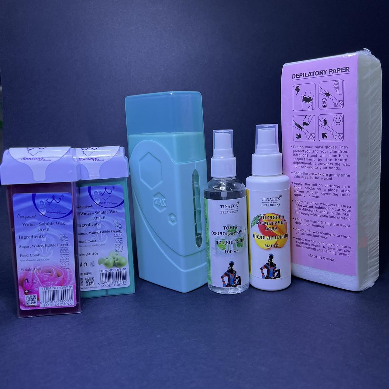 Стартовий набір для депіляції з воскоплавом "Все включено"