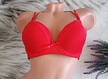Бюстгальтер гладкий на тонкому поролоні чашка З 3 кольори, фото 3