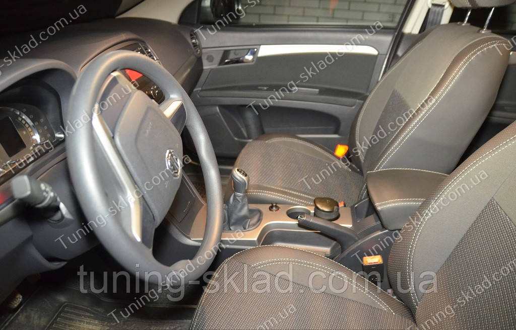 Чохли на сидіння MG 350 (чохли з екошкіри МГ 350 стиль Premium), фото 1