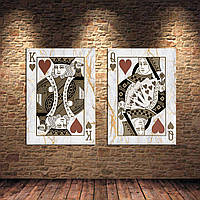 Картина Гральна карта, 1 шт 90, 60