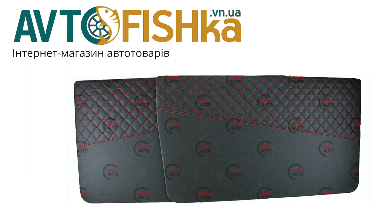 Карта дверей 2121 "ексклюзив" червоний, фото 1