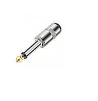 MONO джек прямой TC065 для инструментального кабеля кабель 1/4 6.35 мм микрофона гитары электрогитары