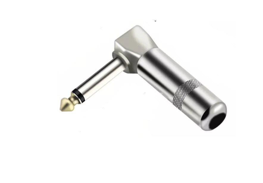 ウッディ113 MONO джек угловой TC092 6.3 мм для инструментального кабеля