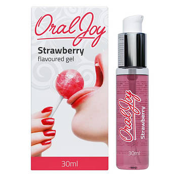 Оральний любрікант з смаком клубники Oral Joy Strawberry, 30мл | Puls69