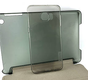 Чехол для Samsung S6 EDGE Plus накладка Nillkin силіконовий бампер сірий