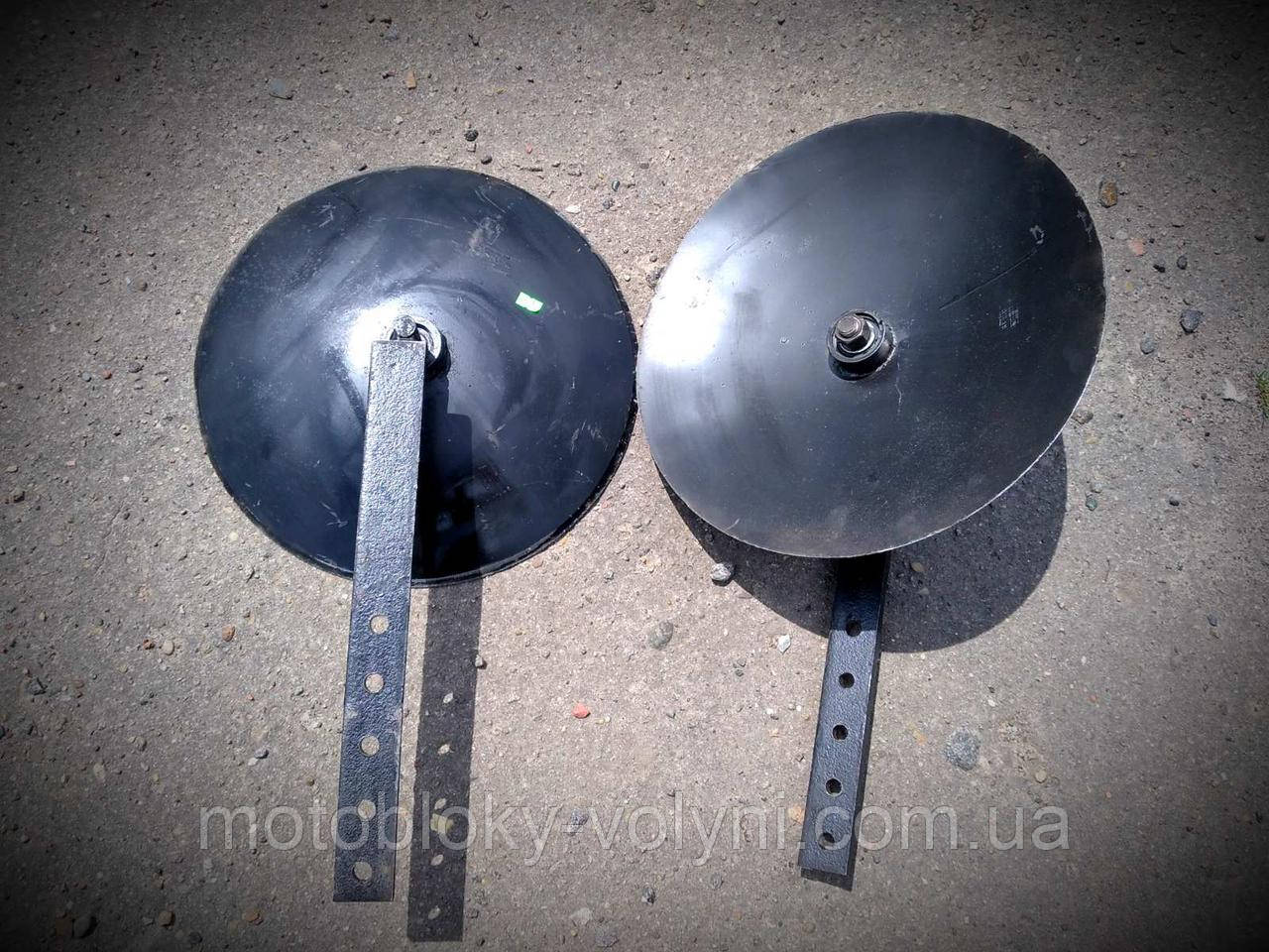 Підгортач окучник дисковий до мотоблока 40 см.
