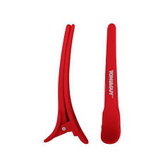 Затискач для волосся Toni&Guy червоний, 1шт (FK2878-1Red)
