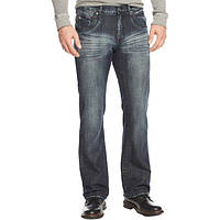 Чоловічі джинси INC Copenhagen Gale Denim Whisker Wash Bootcut, з потертостями, темно - синій, розмір 33х32