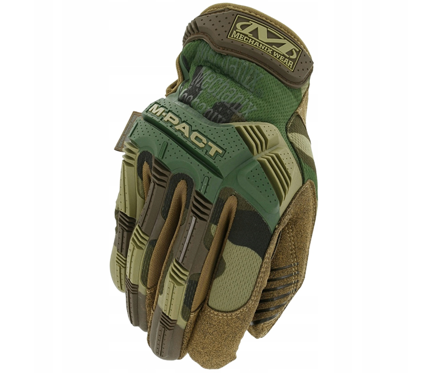 Військові захисні рукавички Mechanix Wear M-Pact Woodland New XL