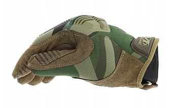 Військові захисні рукавички Mechanix Wear M-Pact Woodland New XL, фото 3