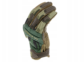 Військові захисні рукавички Mechanix Wear M-Pact Woodland New XL, фото 4